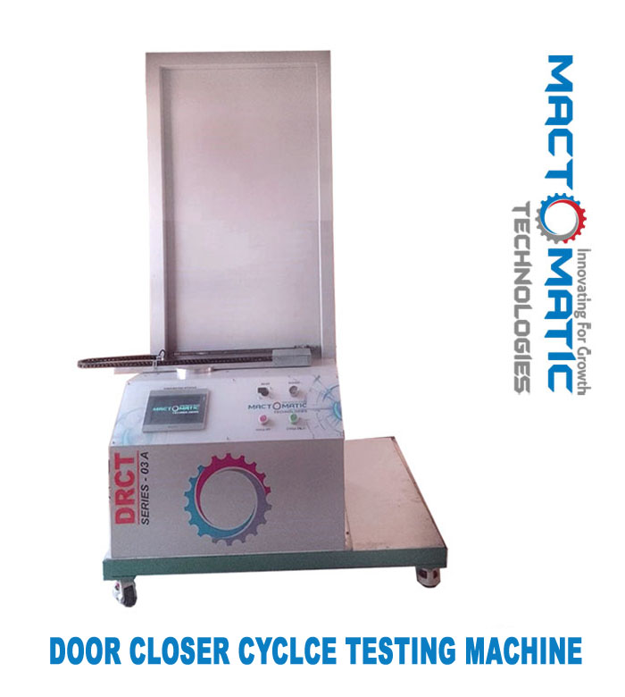 Door Closer Cycle Testing Machine Exporters - Maufacturers - Suppliers - Mactomatic Brand
