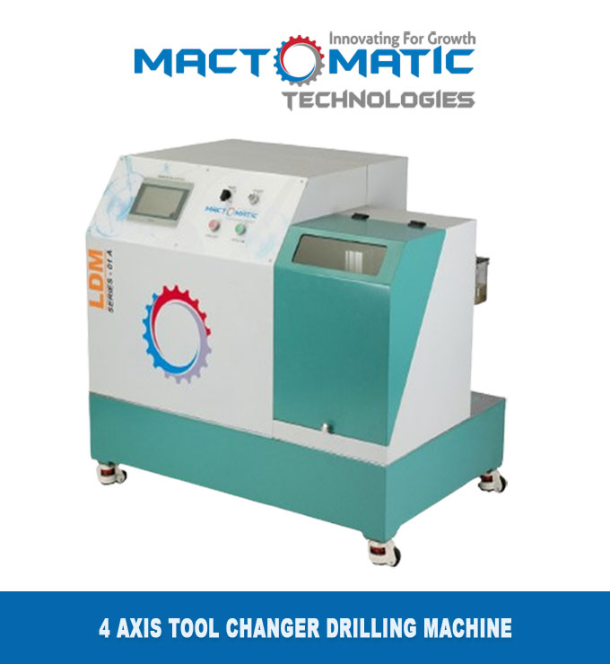 4-axis Tool Changer Drilling Machine Manufacturers - Suppliers and Exporters Rajkot Gujarat India
